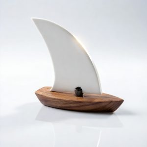 Sailing Boat with White Resin Sail