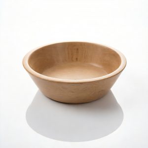 Small Natural Beech Wooden Bowl