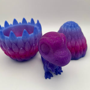 3D Large Egg & Dinosaur