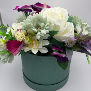 Beatrice Green Hat Box