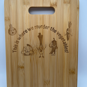 Handled chopping boards (wood)