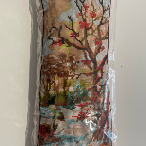Cherry Tree Cross Stitch Cushion