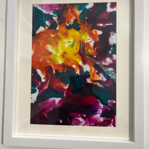 Encaustic Art Painting - Staircase