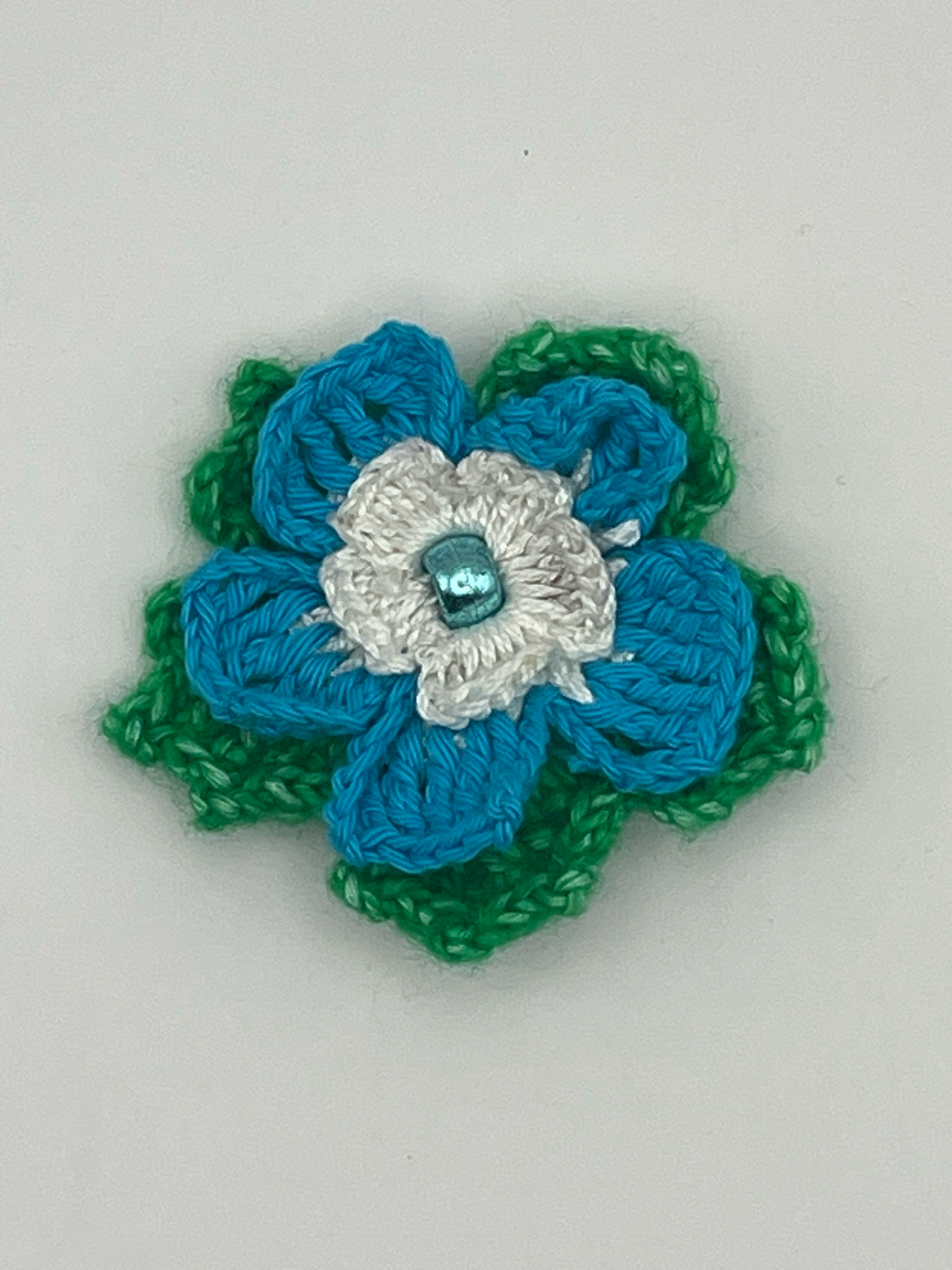 Crochet Flower Blue