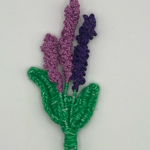 Crochet Heather Brooch