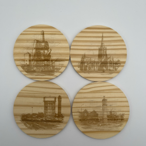 Coasters (Bamboo- set 4)