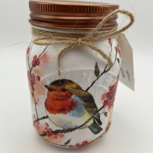 Small Robin Money Jar